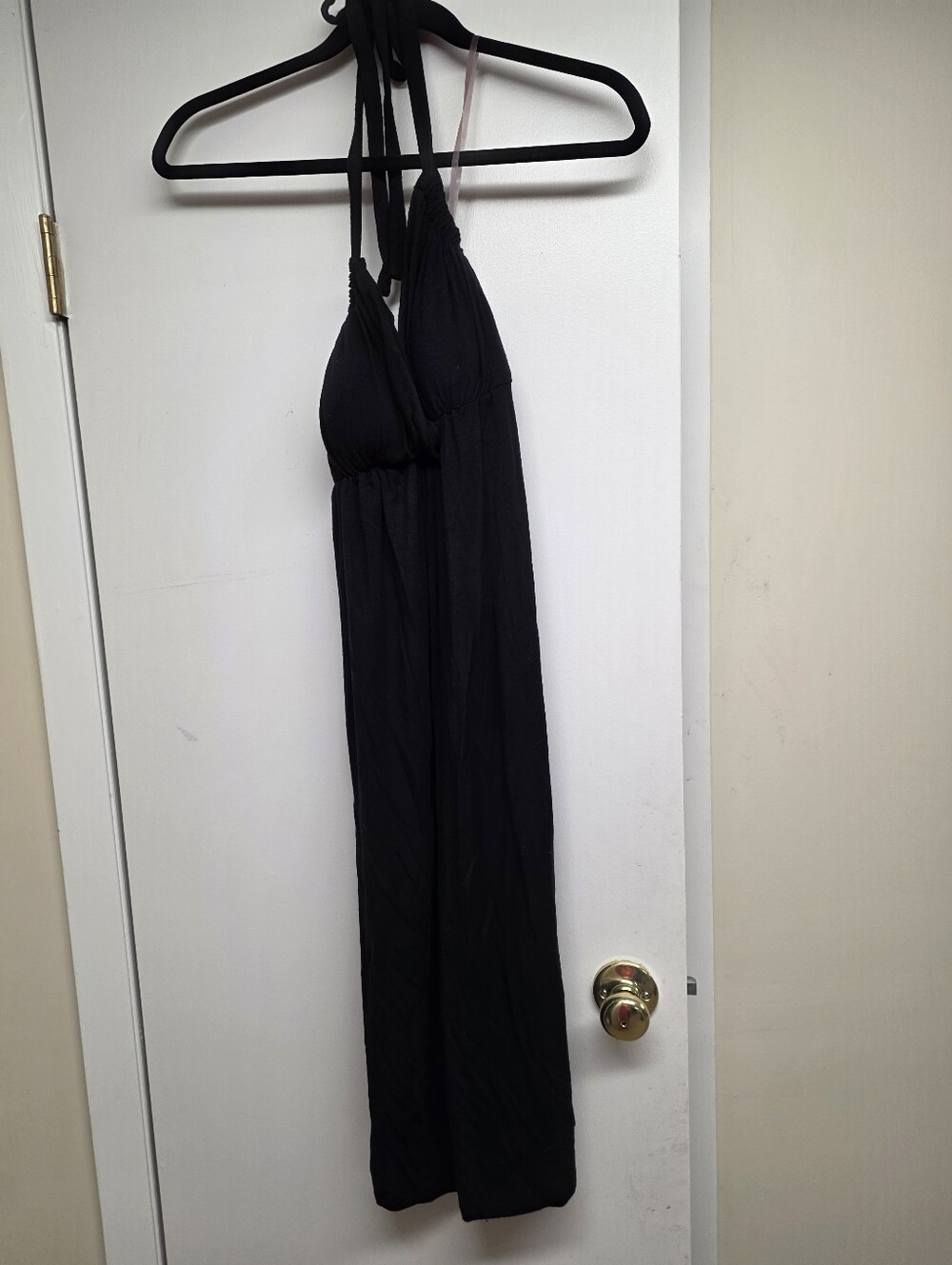 Black Halter Maxi Dress